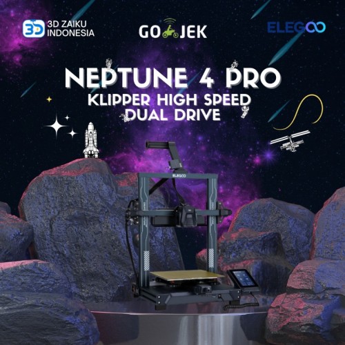 Original ELEGOO Neptune 4 Pro Klipper High Speed Dual Drive 3D Printer